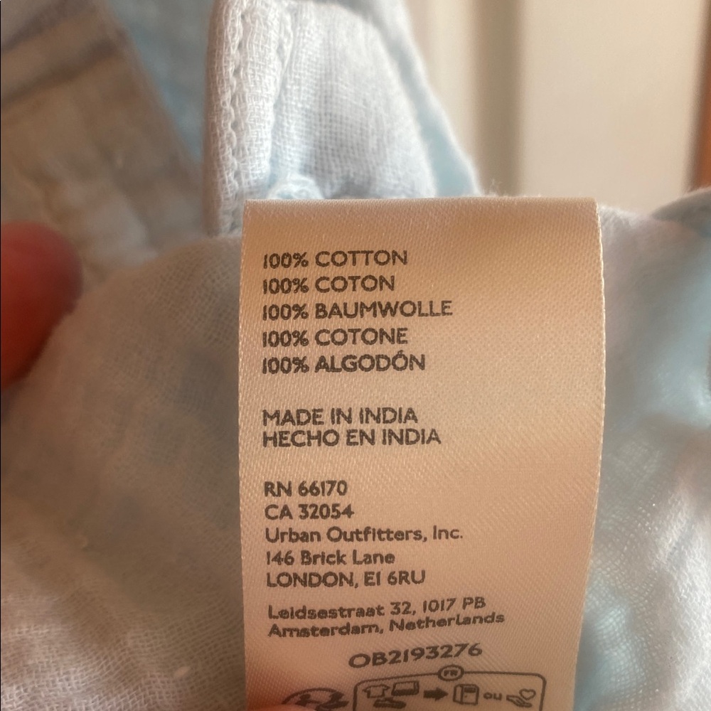 Free People NWT Valley 100% Cotton Vneck Doublecloth Button-Up Shirt - Picture 10 of 15